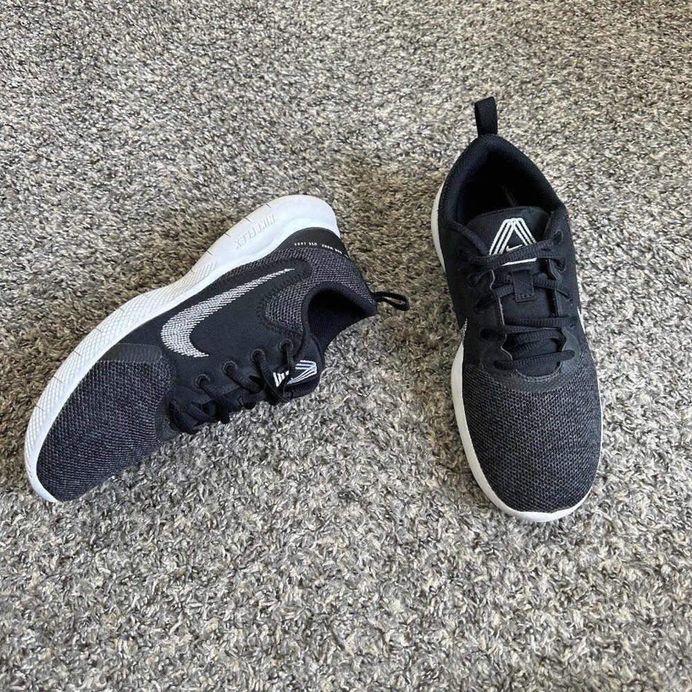 Nike Womens Flex Experience Run 10 CI9964-002 Black Running Shoes Sneakers Sz 9